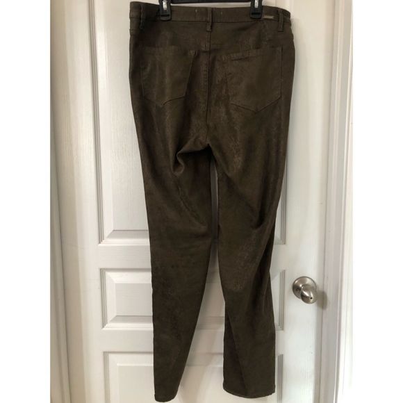 TRACTR HIGH RISE FOIL LEAF PRINT PANTS SZ 14/32 - Picture 5 of 10